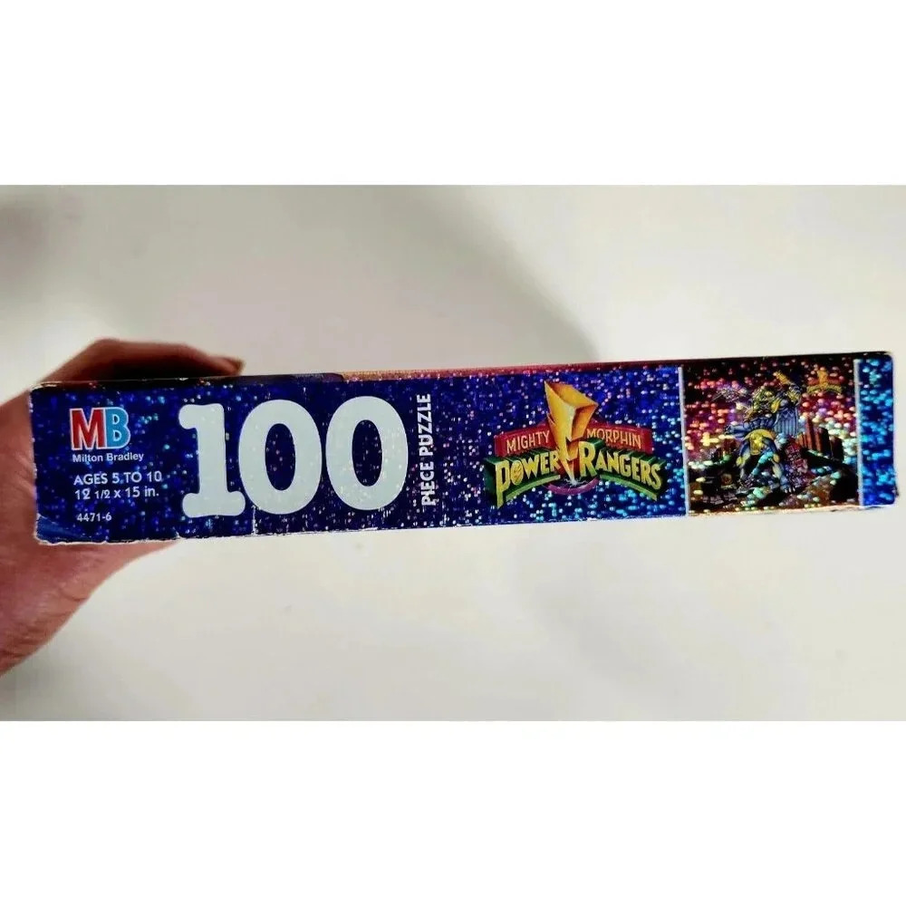 Mighty Morphin Power Rangers 100pc Puzzle 1994 Vintage complete - Picture 3 of 5